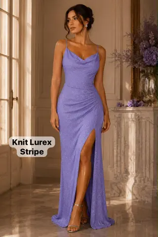 Knit Lurex Stripe #4548 (1/2)
